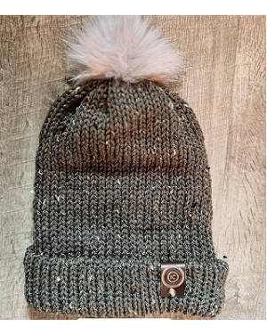 cozy homestead style beanie